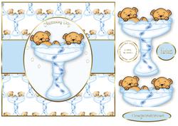 Twin Boys Font Christening