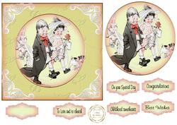 A Cute Vintage Wedding