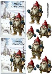 2 to a Page Quick A6 Cards Gnome