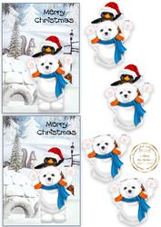 Polar Bear and Penguin A6