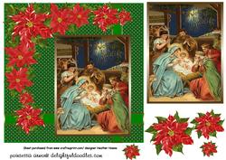 Poinsettia Nativity