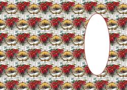 Vintage Poinsettia Insert
