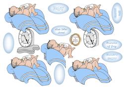Weighing in Baby Boy Step by Step