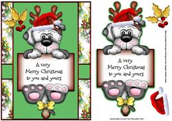 Happy Christmas Critter 1