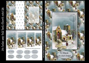 Vintage Church No Hole Easy Foldback Kit