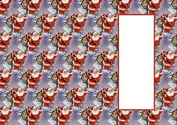 Vintage Santa Insert