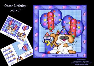 Oscar Cool Birthday Cat