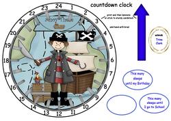 Countdown Clock Little Pirate