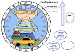 Countdown Clock Birthday/school