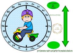 8x Table Clock Boy