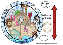 10x Table Clock Noahs Ark