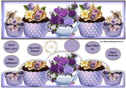 Large Dl Scalloped Cupcakes