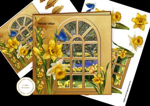 Daffodils Spring Window