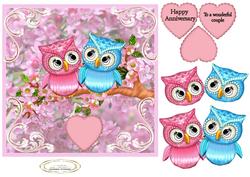 Owls and Apple Blossoms
