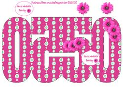 50 Pink Birthday Wish