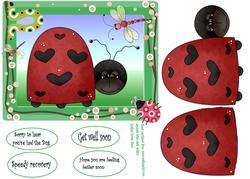 Got the Bug /get Well Soon Card