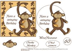 Have a Swinging Birthday Cheeky Monkey
