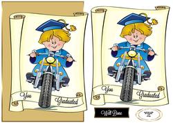 Graduation Biker