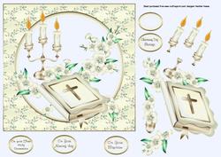 Lemon Christening Card