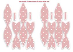 Pastel Pink Baby Bows