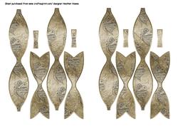 Golden Butterfly Bows