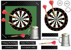 Beer Out of the Frame Darts
