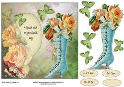 Boot with Roses