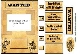 Wanted Add Your Own Picture