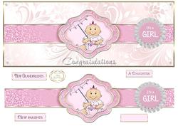 Ribbon Sash Baby Girl Dl