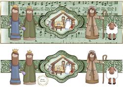 Ribbon Sash Dl Nativity