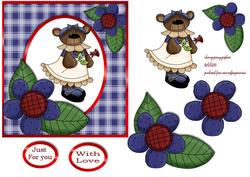 A Rose for You with Gingham