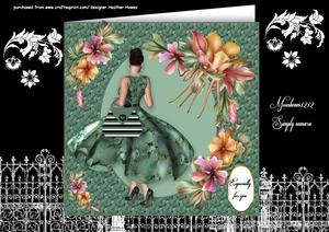 Born to Shop Floral Lady