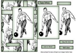 Retro Male Bowler