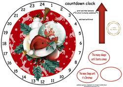 Advent Clock Christmas