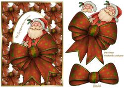 Santa Bow Ho Ho