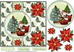 Cupcake and Poinsettia