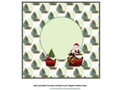Cupcake and Poinsettia Insert