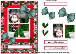 Santa Through the Window