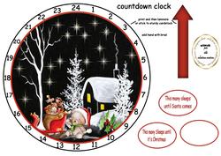 Winters Night Advent Clock