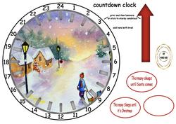 Snowscene Advent Clock