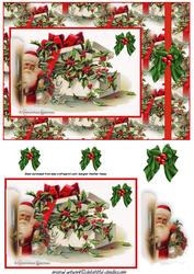 Vintage Santa a Christmas Greeting