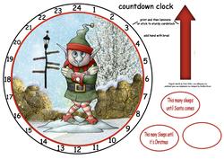Advent Elf Clock 1