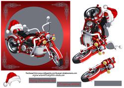Christmas Motorbike