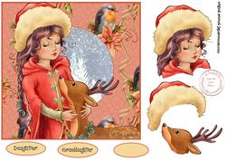Deer with Girl
