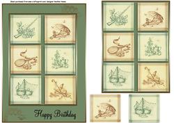 Birthday Vintage Male Panels