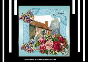 Cottage and Roses