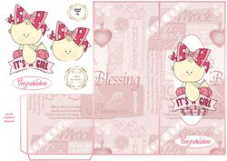 New Baby Girl Voucher Card