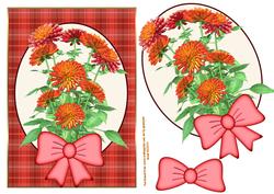 Flowers on Tartan