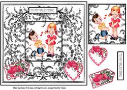 Vintage Mono Valentine