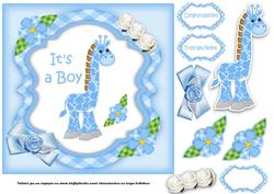 Blue Giraffe